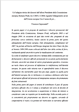 L' UE dopo la fine del secolo breve Paper Capocasale Pubblicazioni SSIP Seminario